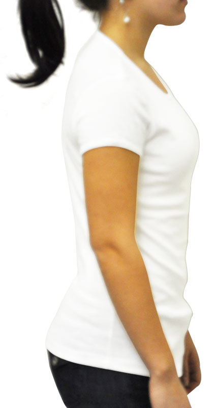 Bella Ladies Crew Neck Heather Jersey T-Shirt view