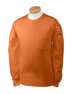 Gildan Ultra Cotton Long-Sleeve T-Shirt w/ Pocket