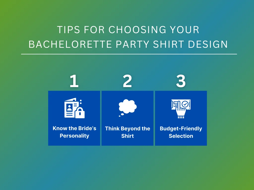 3 tips for bachelorette party shirt design