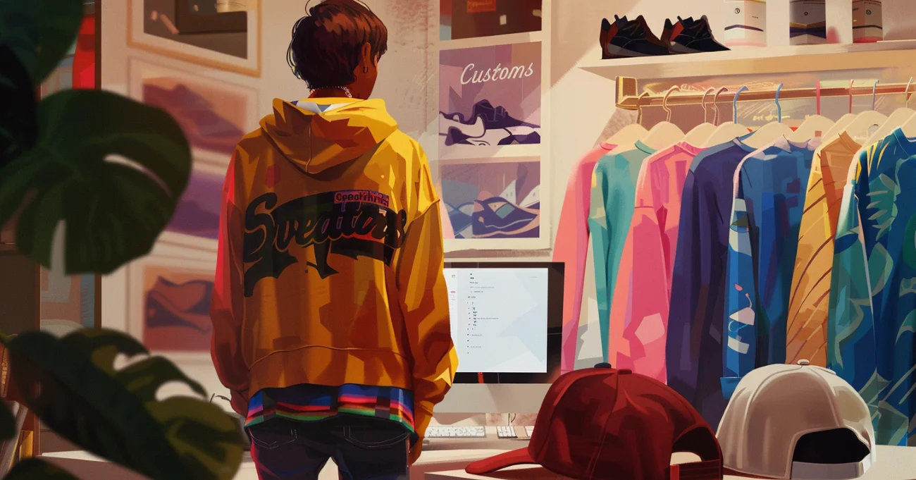 custom sweatshirt blog header image