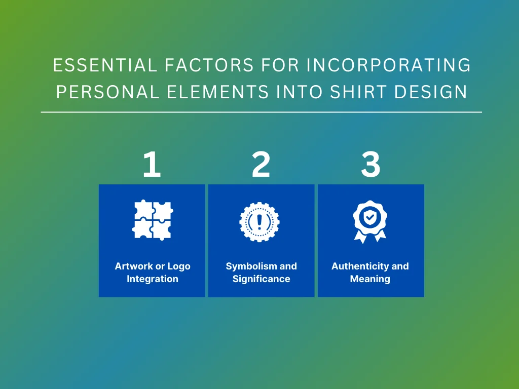 essential factors for incorporating personal elements