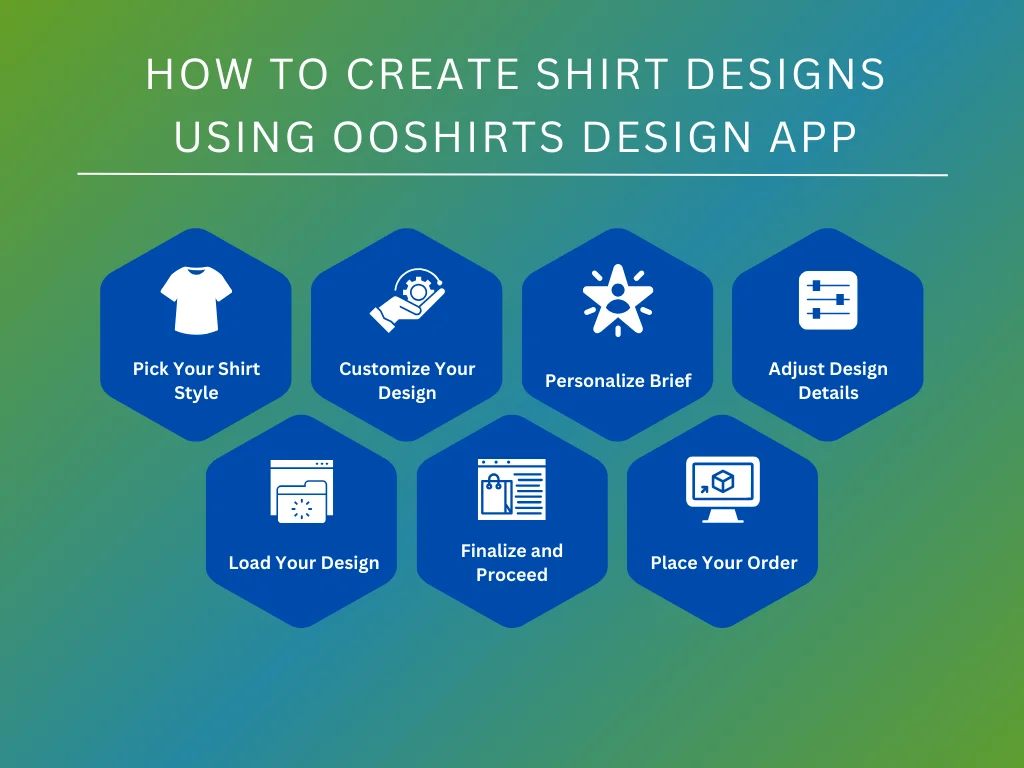 how to create shirt designs with ooshirts