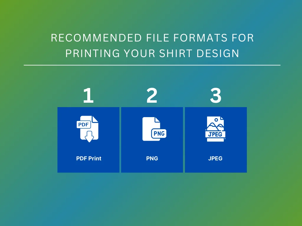 recommended file format for designs