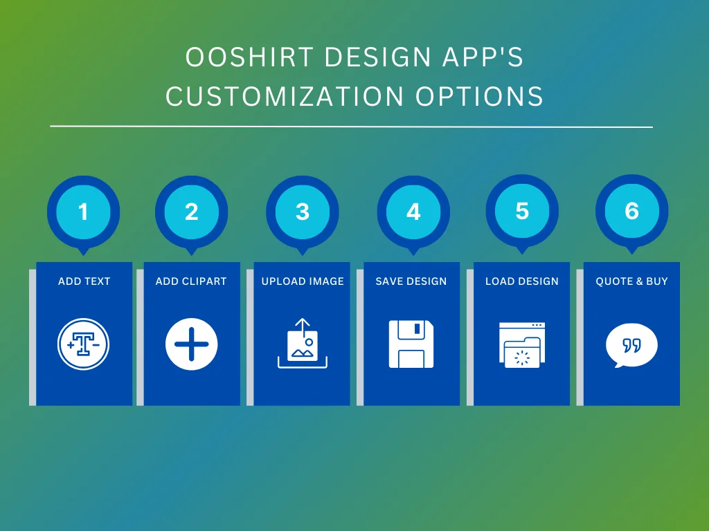 ooshirts design app options