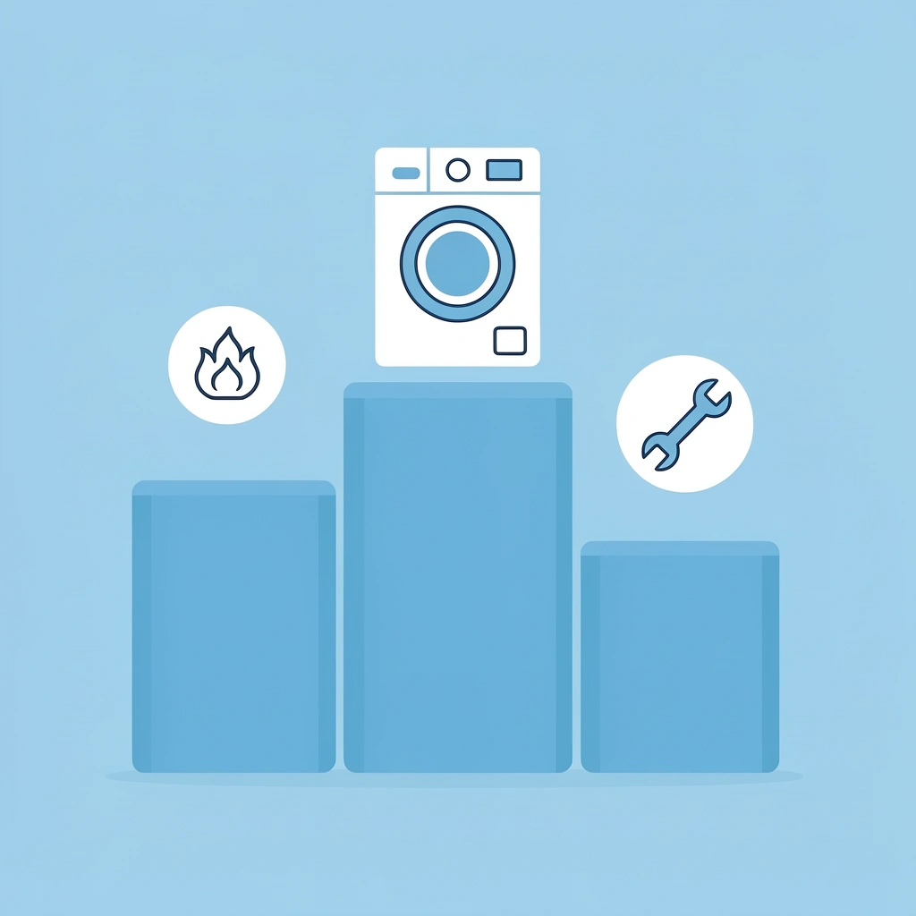 Podium ranking the top three most destructive hat washing mistakes by damage severity