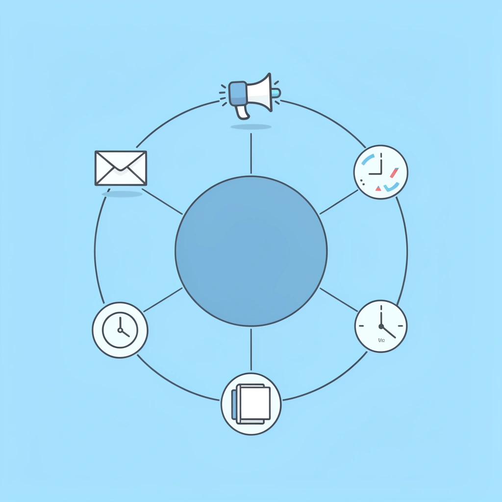 Central 'Inclusive Planning' hub connected to three key elements: who to invite, what activities to plan, and how to communicate