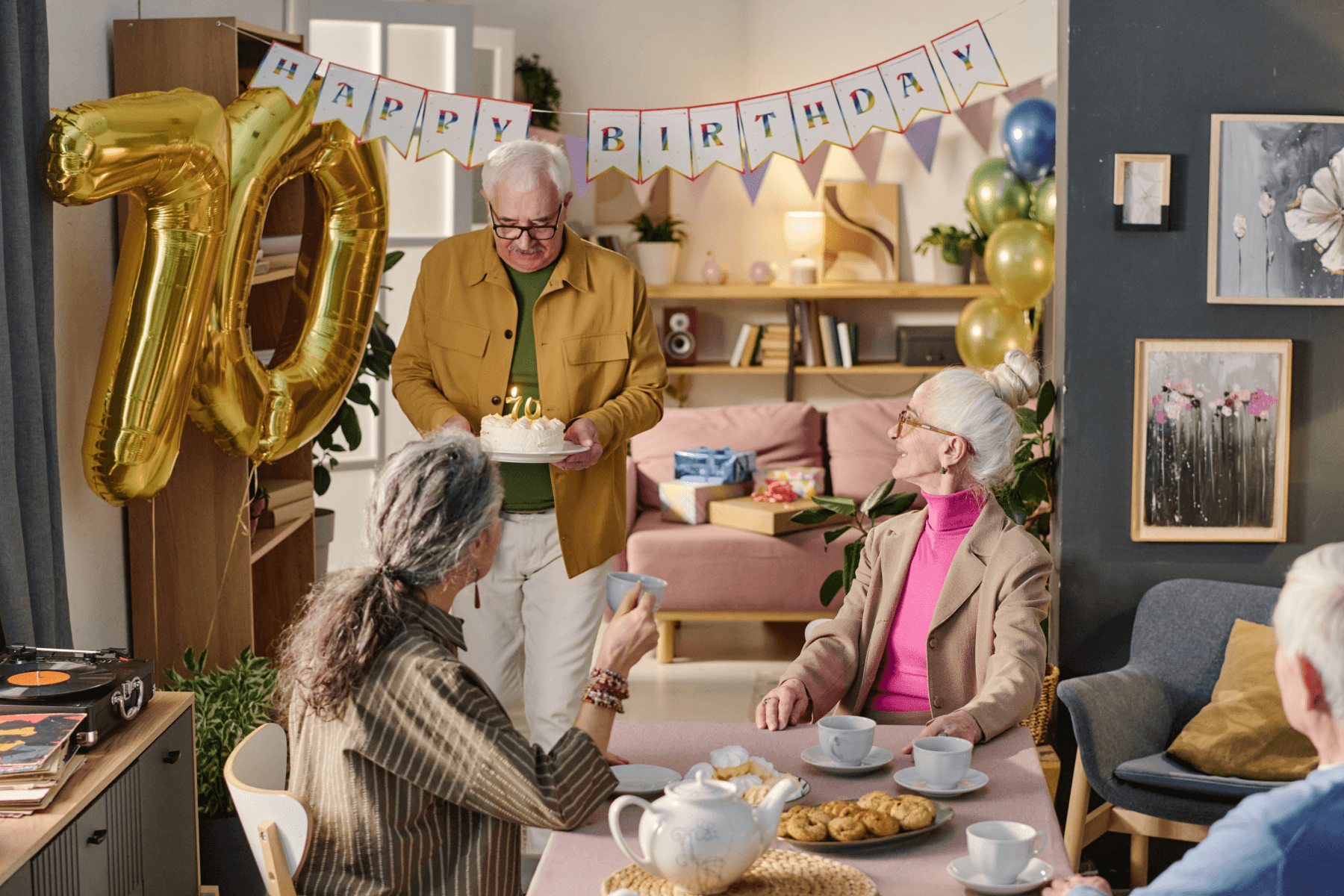 a birthday celebration - 70th Birthday Party Ideas