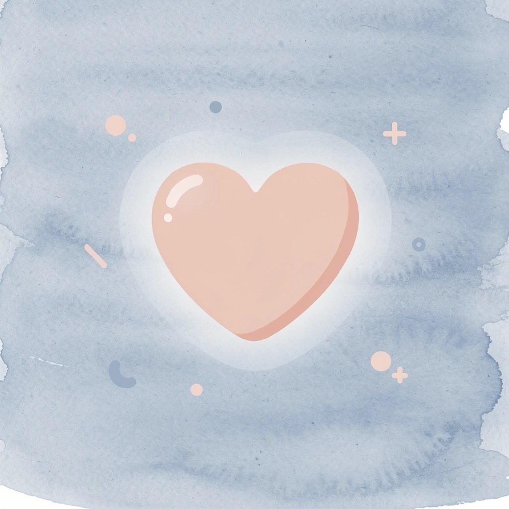 Heart icon representing emotional connection