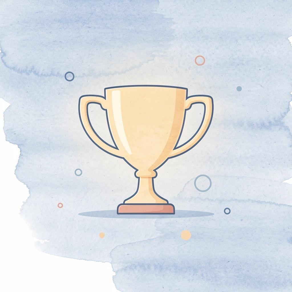 Trophy icon representing 90th birthday milestone achievement