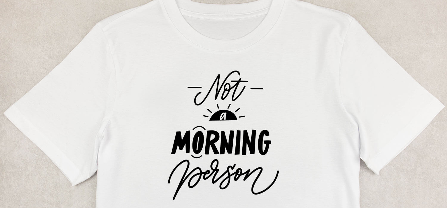 Shirt with great font - Best Fonts for T Shirts