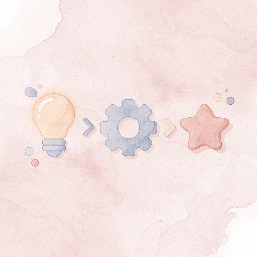 Three icons representing cost transparency, delivery reliability, and flexibility