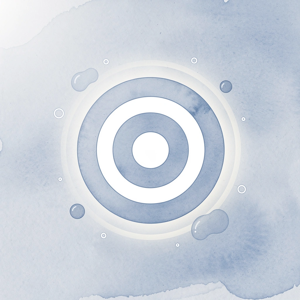 Target icon representing transparent pricing
