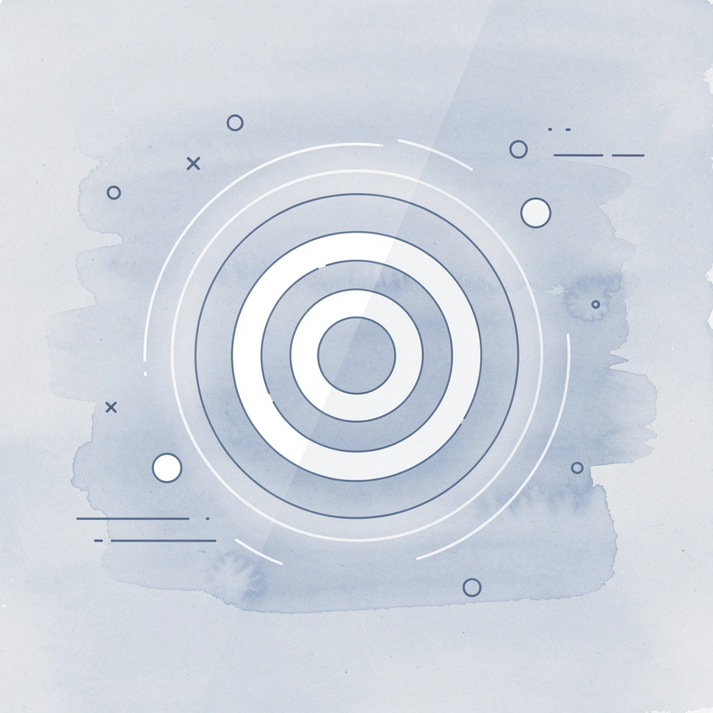 Target icon representing precision in color selection