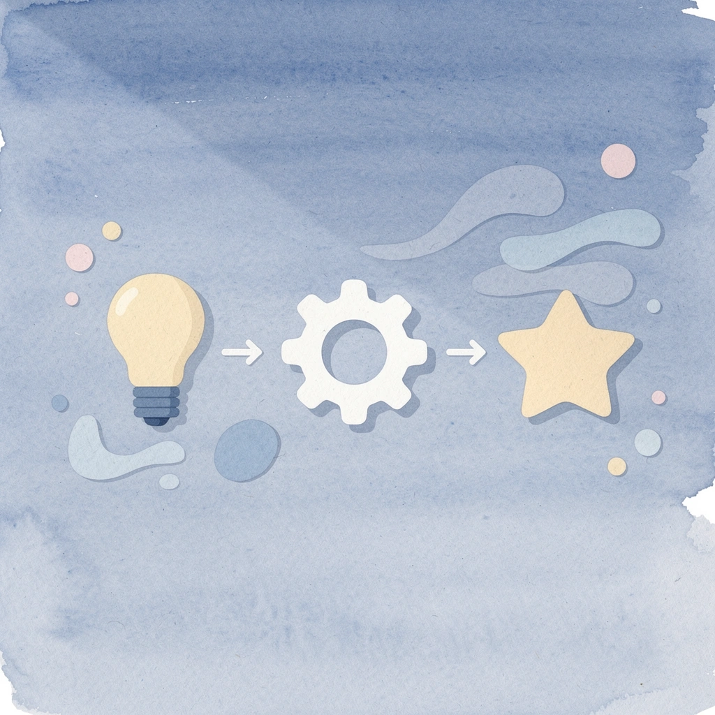 Three icons representing streamlined operations, durability, and employee satisfaction