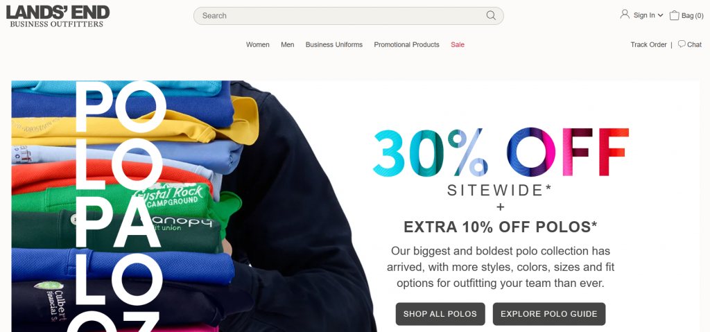 Lands'end - Best Corporate Apparel Companies
