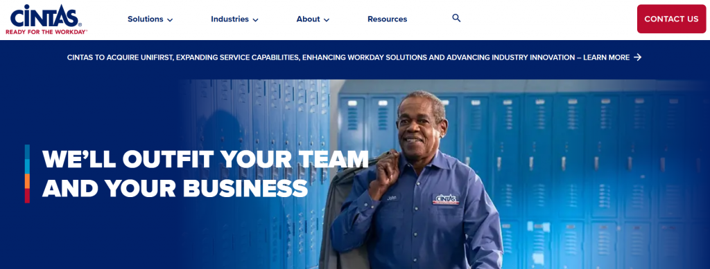 Cintas - Best Corporate Apparel Companies