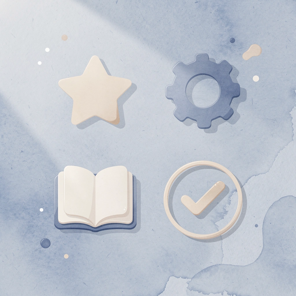 Four icons representing bulk buyer needs: affordable pricing, quality, simple ordering, and smooth process