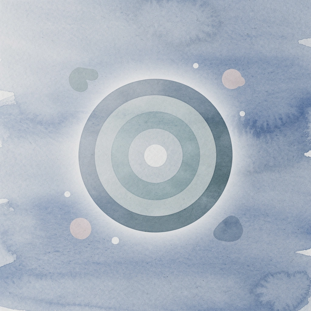 Target icon representing design commanding attention