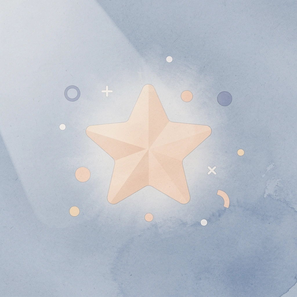 Star icon representing employee swag as a symbol of belonging