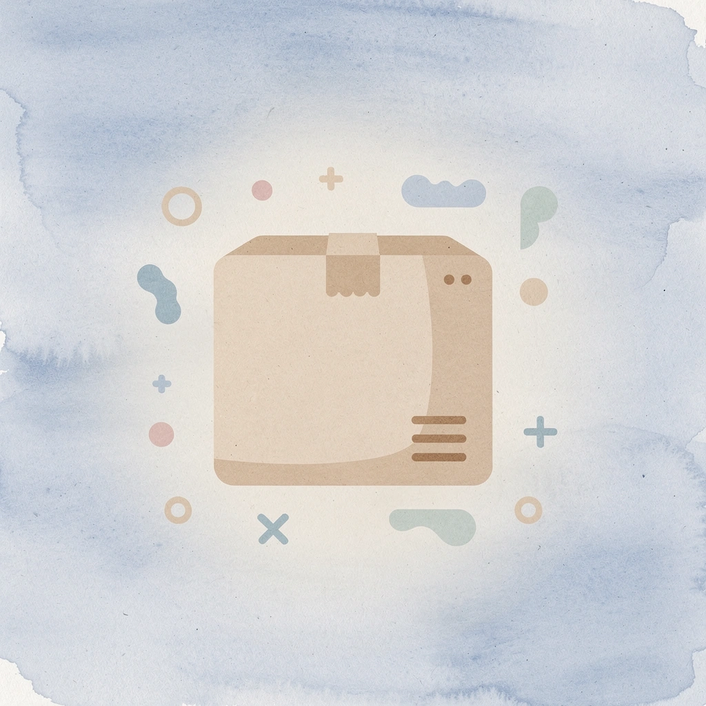 Package icon representing branded merchandise fulfillment as the final moment of truth
