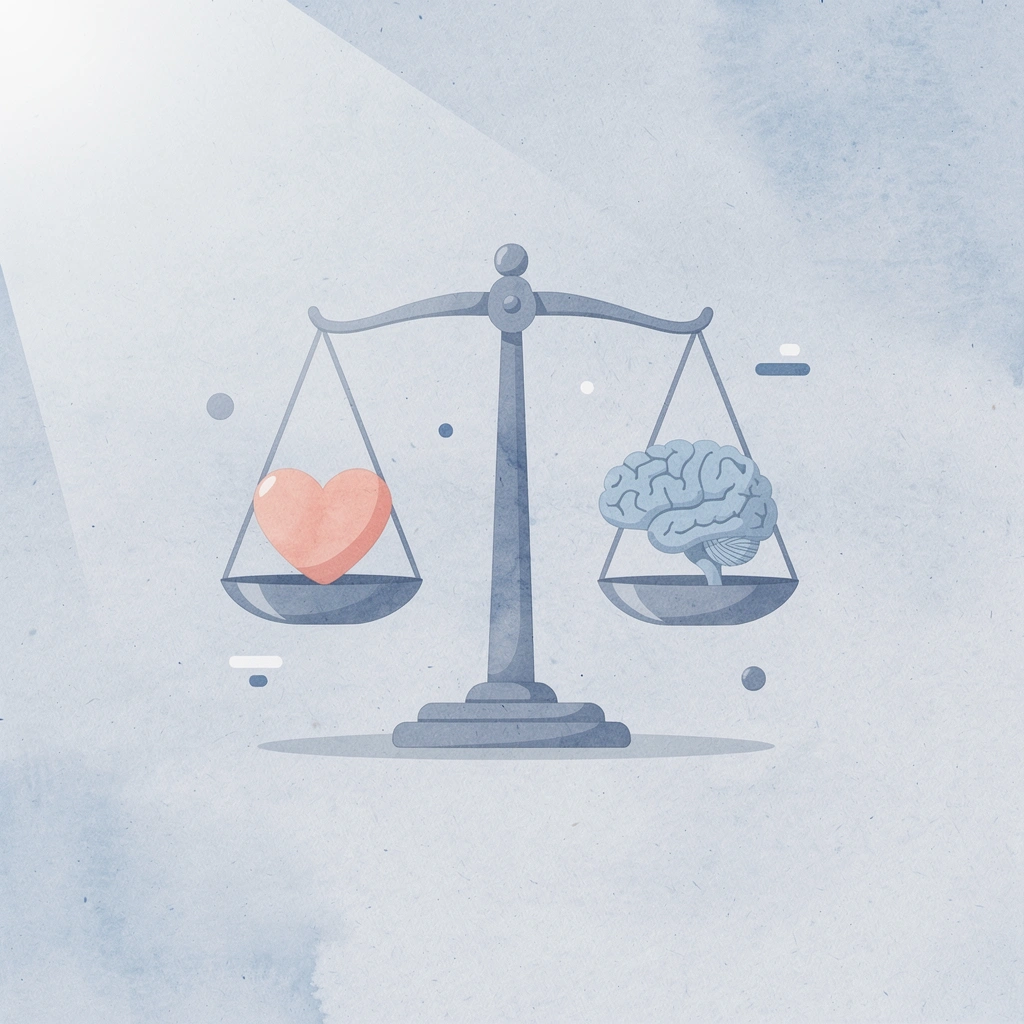 Icon scale showing balance between quality and cost