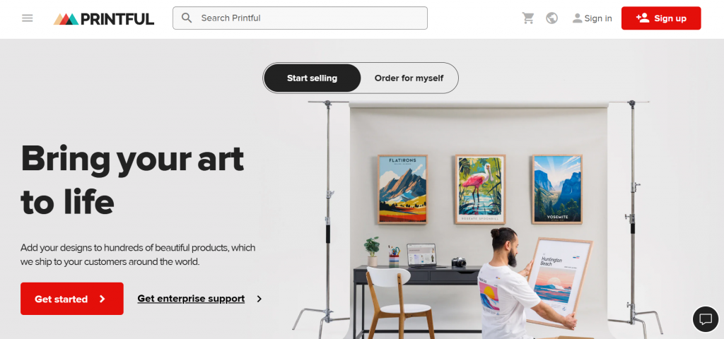 Printful - Threadless Alternatives
