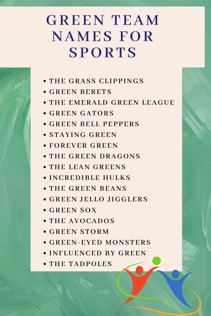 Green Team Names - machine classic competitive name