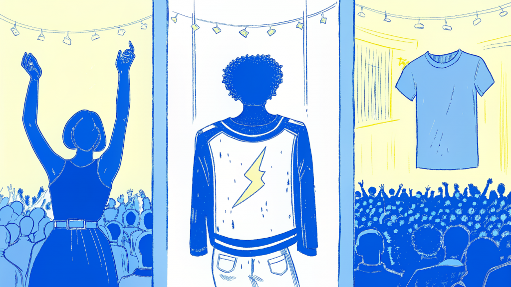 Three-panel checklist showing style fit, crowd chant test, and custom jersey print check for dance team names