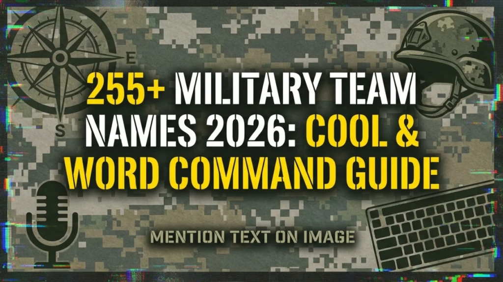 Green Team Names - warlords commanding one word
