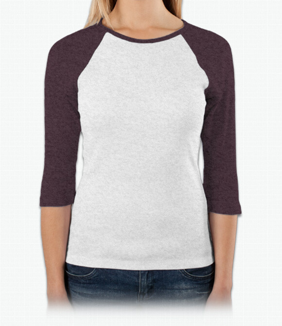 Next Level Unisex Triblend 3/4 Sleeve Raglan view